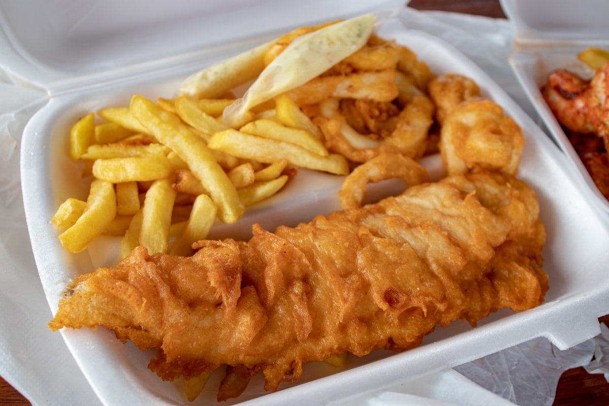 Mojarra frita en La Barca